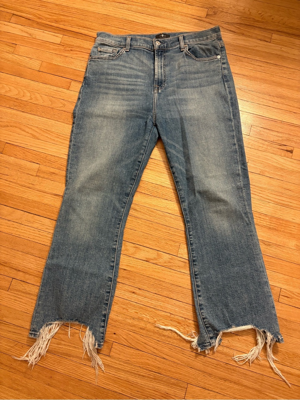 7 For All Mankind High Waist Slim Kick in Jeans